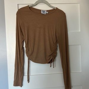 Tan plain long sleeve